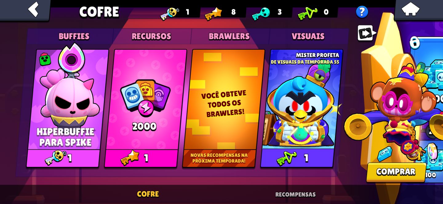 CONTA BRAW 67K | FAMA SOLAR 1 COM TODOS OS BRAWLERS NÍVEL 9 OU MAIS E SKINS OLD