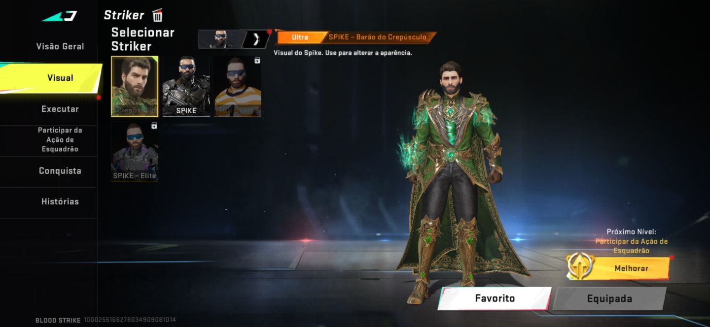 Blood strick, conta com zero eterno e faca Katar Selachian
