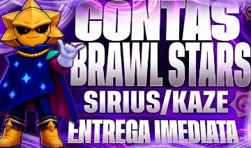BRAWL STARS - CONTAS COM SIRIUS/KAZE LENDARIOS E ULTRAS