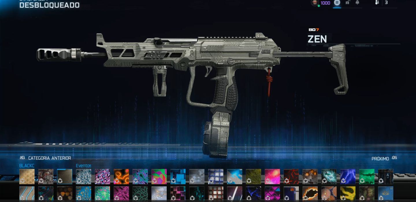 CONTA WARZONE LEVEL 1K COM SKINS E JOGOS BO6 E MW4 ED COFRE ADQUIRIDO