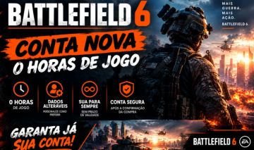 Battlefield 6 | Conta Nova 0 Horas | Dados Alteráveis | Conta Permanente