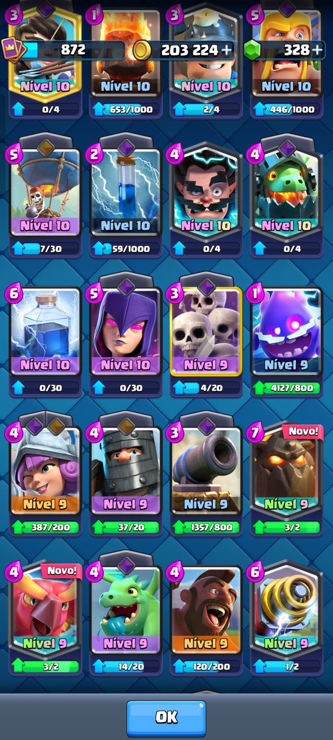 Conta de Clash 5k