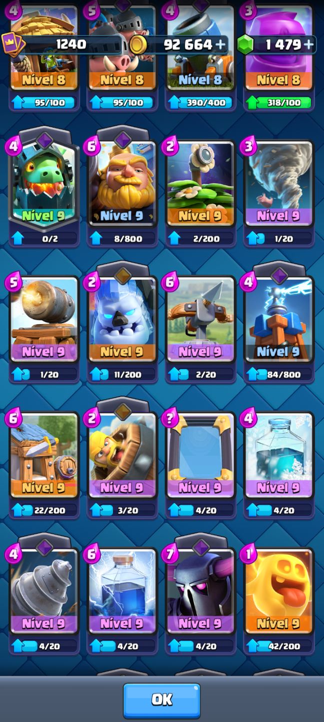 [MENOR PREÇO] Conta Clash Royale 6801 Trofeus + Descriçao