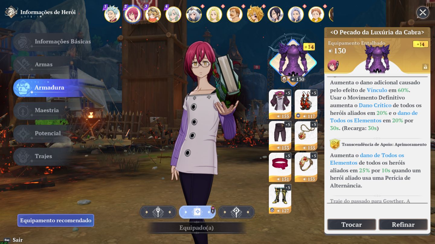 The Seven Deadly Sins Origin - CONTA ENDGAME-BAN P10-MERLIN P7-ELIZA P5-GOW P6