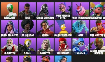 RARIDADE + COLLABS | Nível 417 | 34 Skins com Juice WRLD e Simpsons