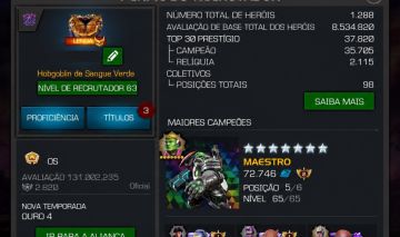 Conta Marvel Torneio de Campeões (Ancião)