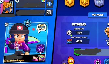 Conta de brawl stars! Com Bibi heróica e muito mais!!