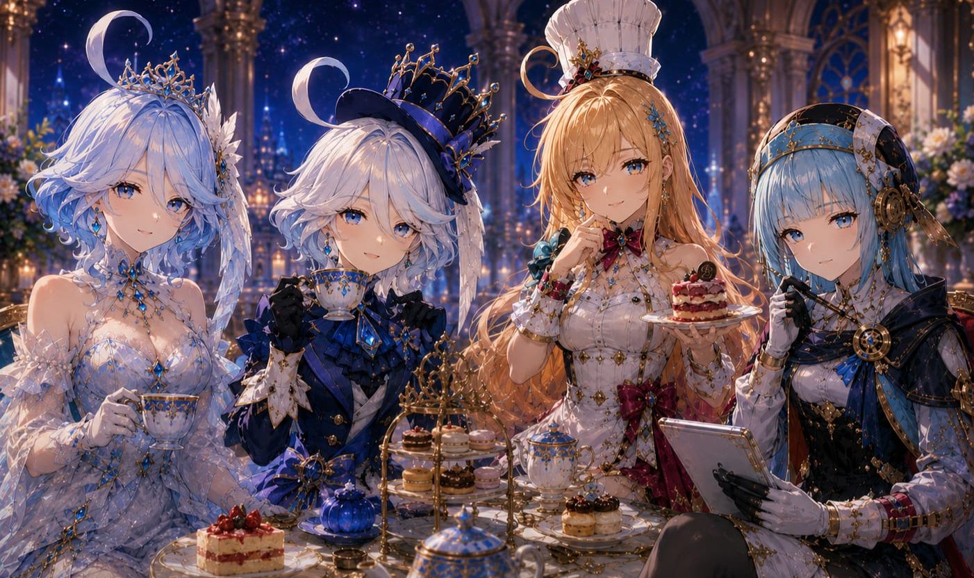 Mikuzi c1 + Odette + Furina c1 + Escoffier e Ineffa