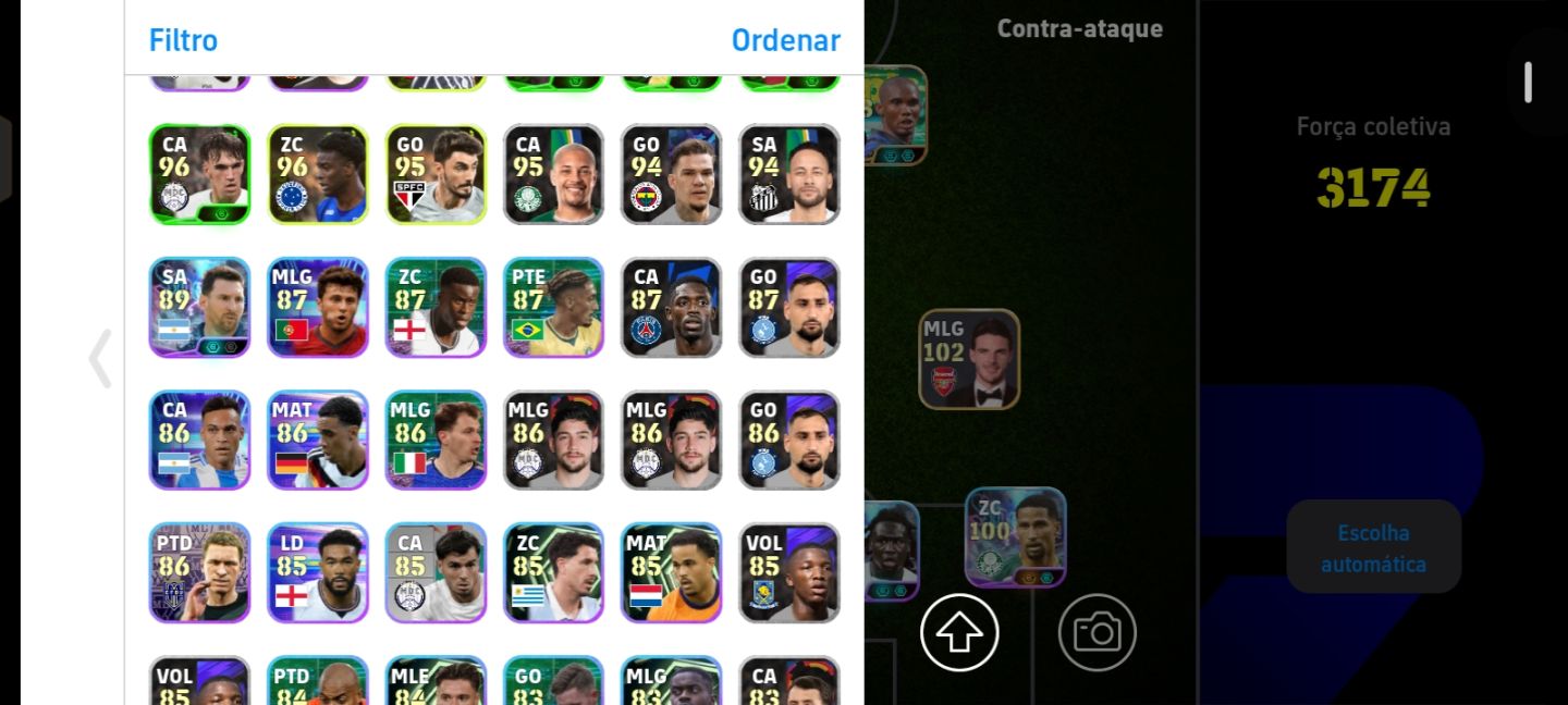 CONTA EFOOTBALL FULL 3175+ COM PUYOL ÉPICO 107,SUAREZ 104,CASSILAS 105,MOURINHO.