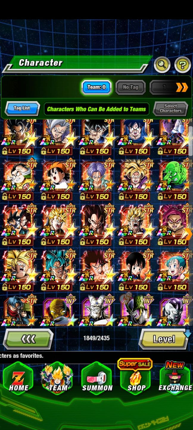 Conta Dokkan battle Avançada (GLOBAL)