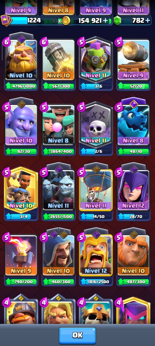 Conta rara de clash +10 anos de jogo
