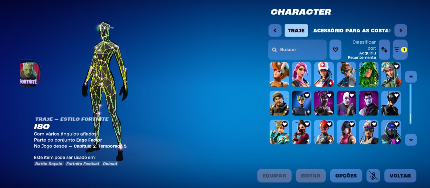 Conta fortinite Rara 2019 2020 itens raros skins não voltam