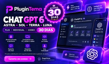 CHAT GPT 6 - ASTRA SOL TERRA LUNA - PLUS - INDIVIDUAL - CODEX - 30 DIAS