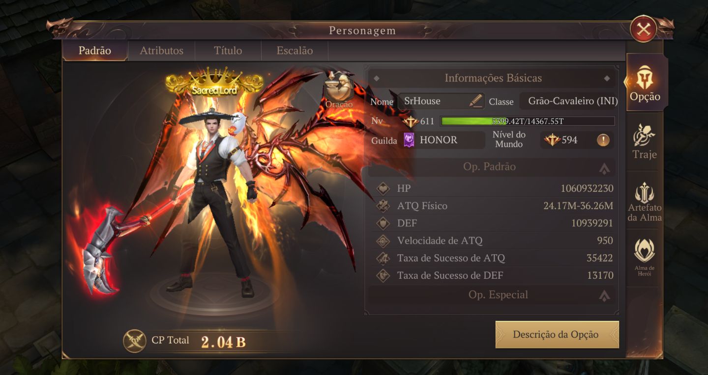MU DARK EPOCH BK INI 2.040b Top1 - lvl 610 mestre T10 - VIP15