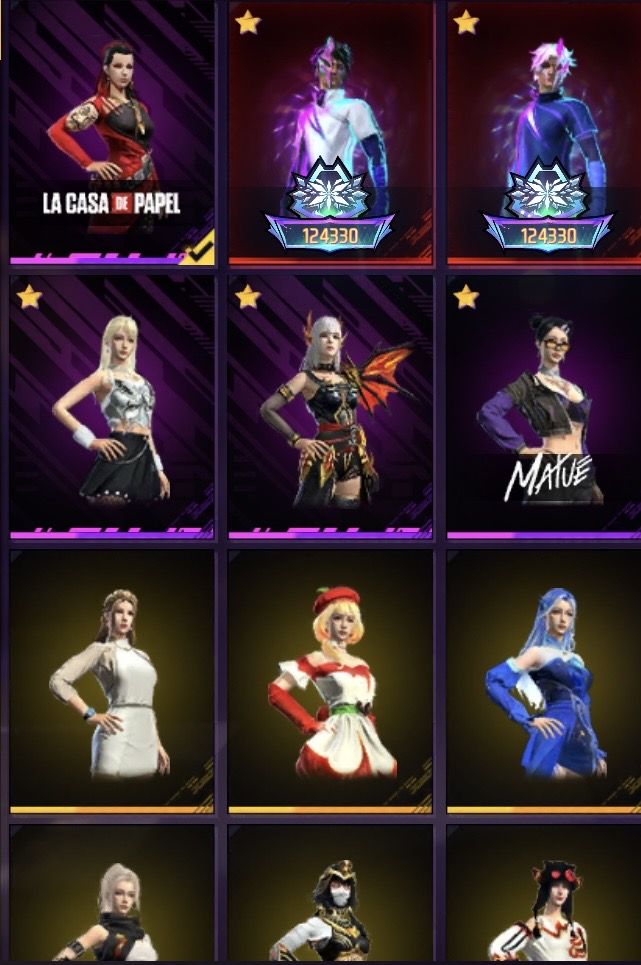 CONTA DE FREE FIRE FEMININA GEMADA SUPER ANTIGA 7 ANOS DE FREE FIRE