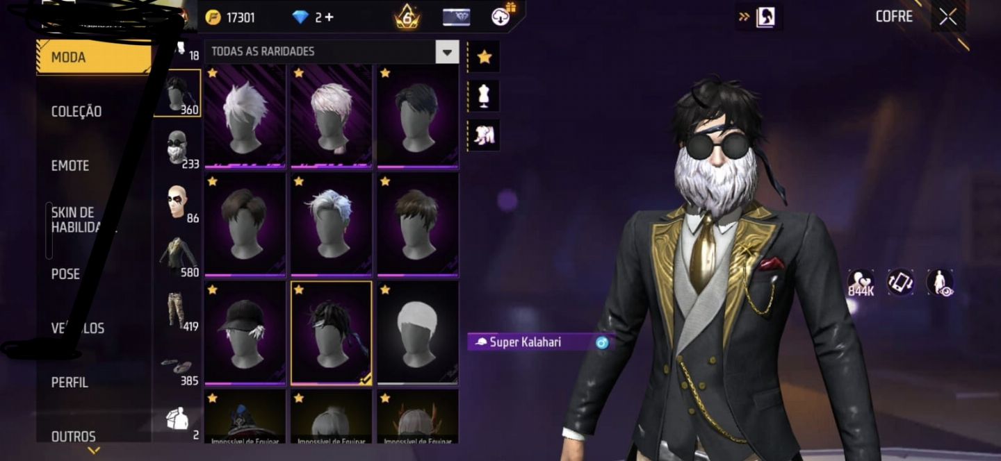 CONTA RARA FREE FIRE - FULL ACESSO (RARA E ANTIGA)