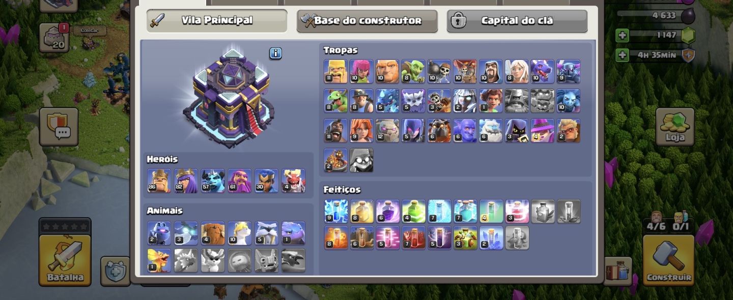 Conta Clash of Clans Cv15 Recente