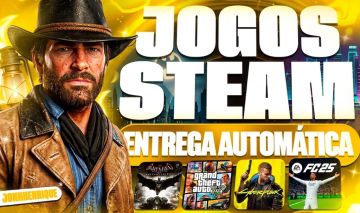 JOGOS PC - CONTAS STEAM OFFLINE | ENTREGA AUTOMÁTICA