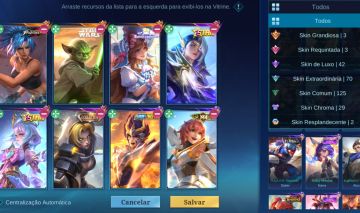 CONTA MLBB TOP | KOF, Star Wars, Collector, M4 + Dezenas de Skins Exclusivas!