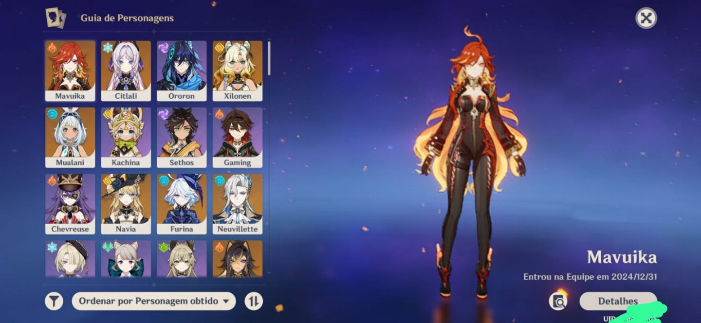 Conta de genshin impact end game 25+ T5 !!