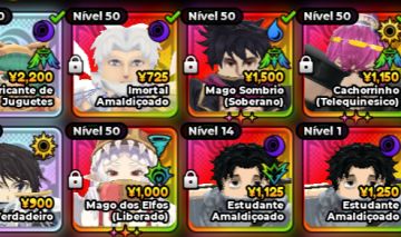 Conta Mid/Endgame com varios metas 3 unbounds + Shiny Zeref+Shiny Vazio+2 secret