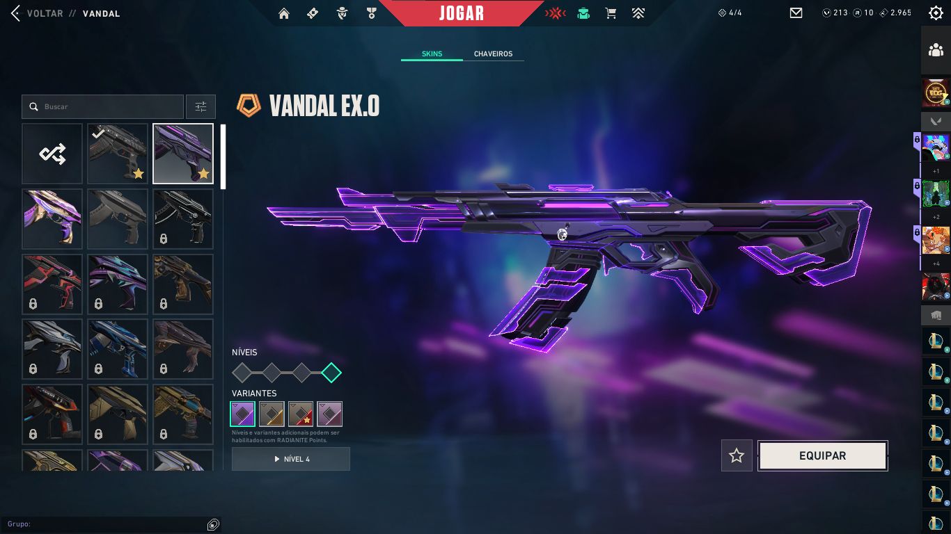 Conta de lol mais vava