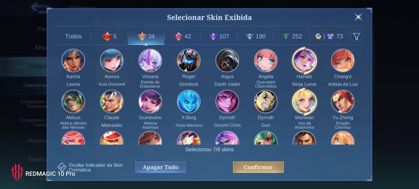 Conta Colecionador Mundial +700 skins