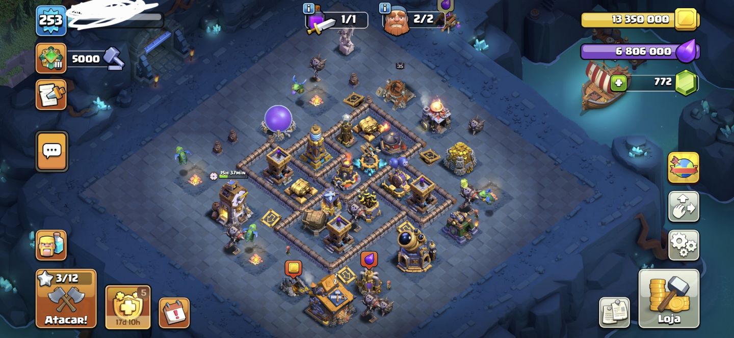 (PROMOÇÃO) CV18 FULL DEFESAS, SUPERCARGAS, EQUIPAMENTOS, BASE CONSTRUTOR
