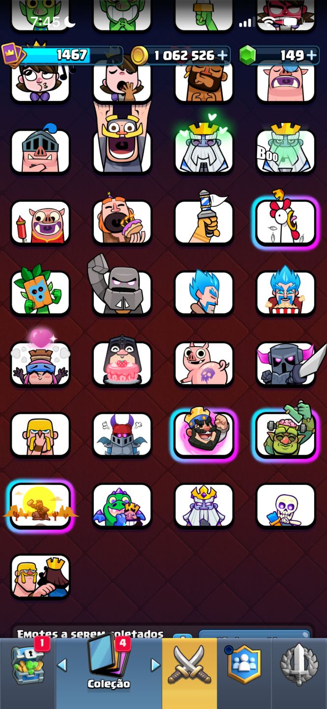 CONTA CLASH COM VARIAS EVOLUÇÕES!!