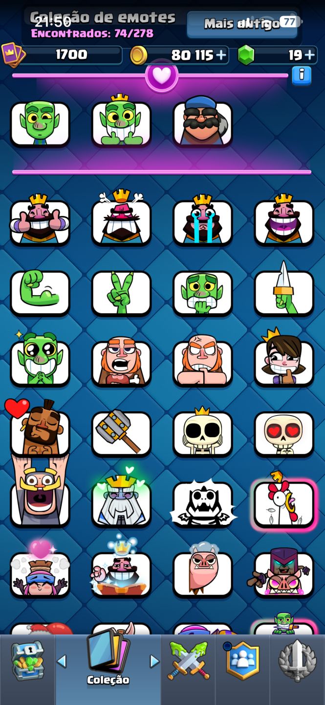 Conta de Clash Royale - 9 anos