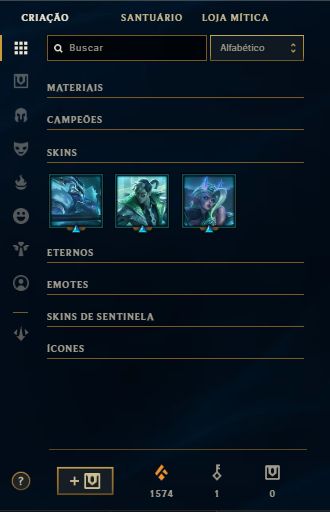 CONTA PLATINA 3 / 12 SKINS / GAREN CRIADOR MITICO / TALON VELHO OESTE / 4.6K EA