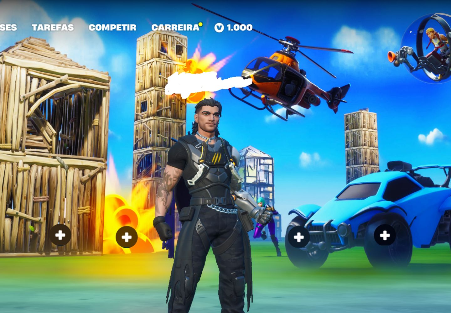 CONTA FORTNITE COMPLETA! Passe Completo + Pacote Legends Misty + 1.000 V-Bucks