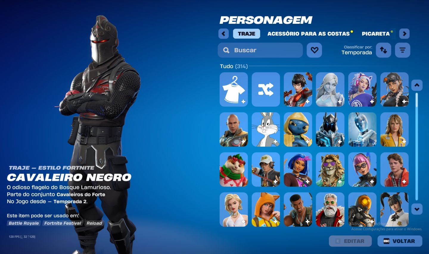 Conta Fortnite Rara