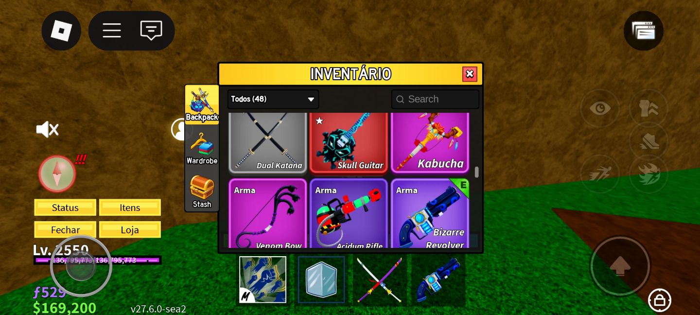 Conta boa de blox-game pass e perm