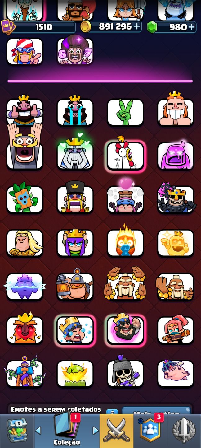 CONTA DE CLASH ROYALE 9K TROFEUS TODAS AS CARTAS DESBLOQUEADAS (ACEITO NEGOCIAR)