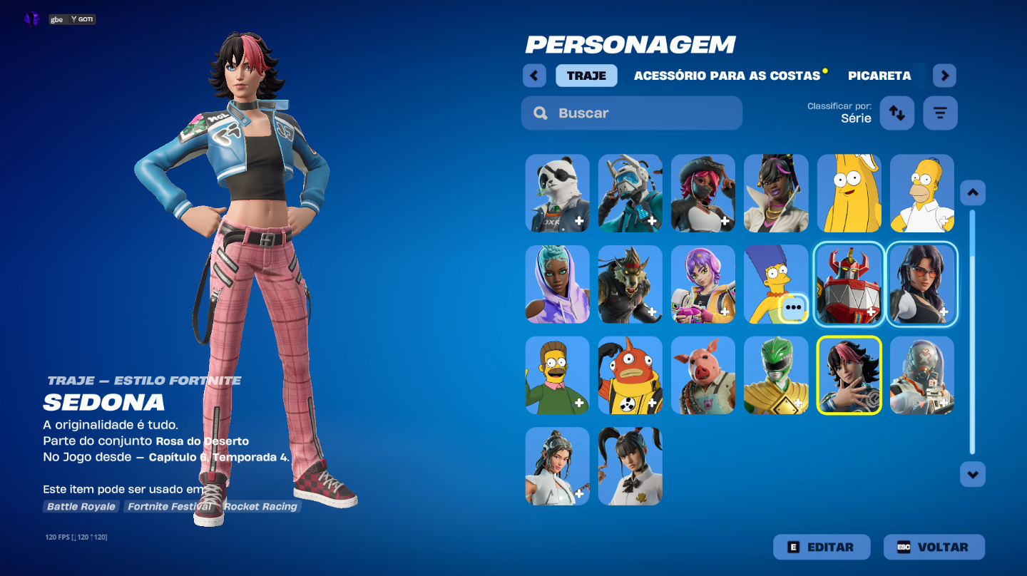 CONTA FORTNITE PASSE EXCLUSIVO SIMPSON