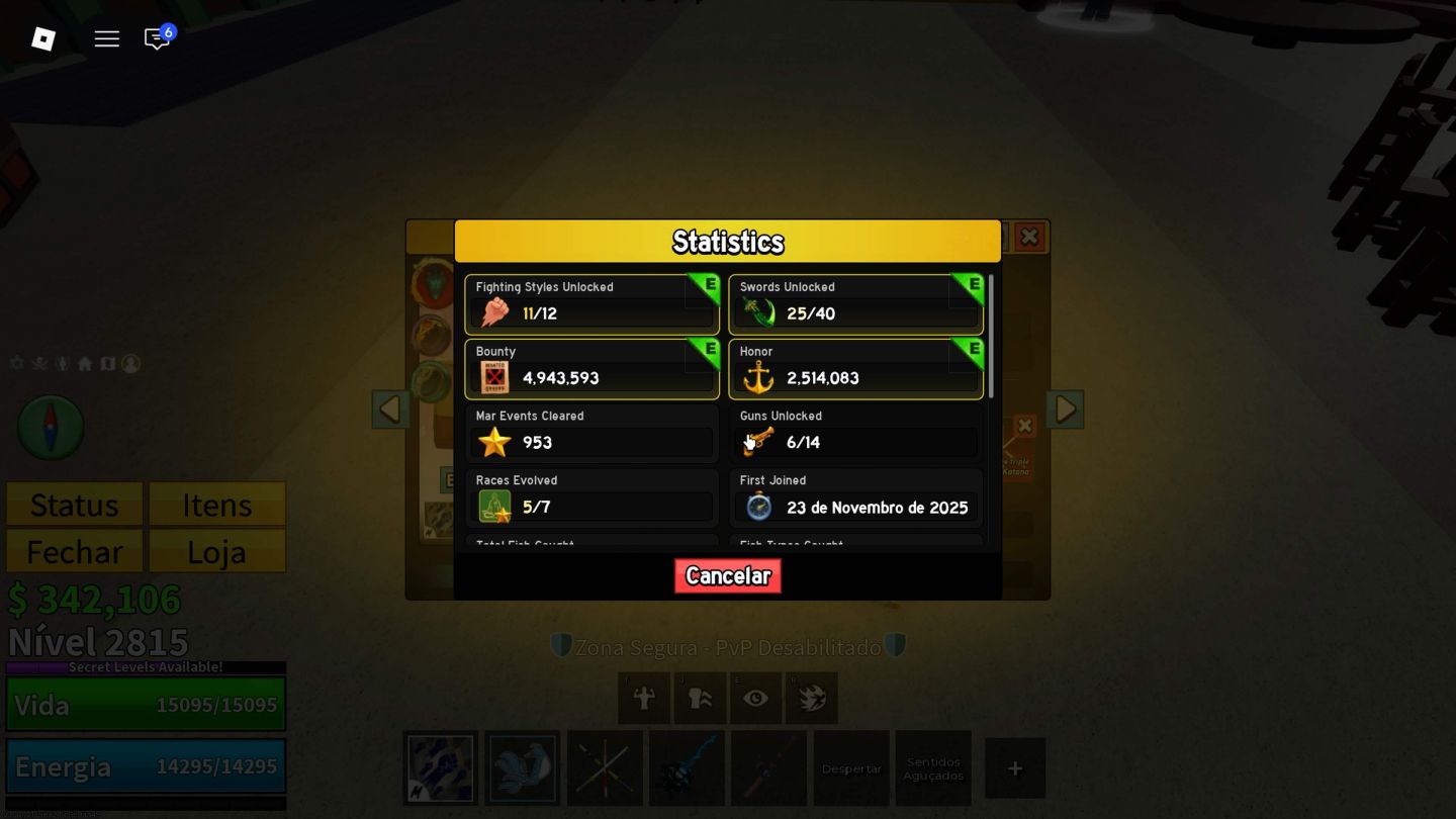 CONTA DE BLOX FRUITS COM 4 V4 - SANGUINE - ICE PERM E MUITO MAIS!!