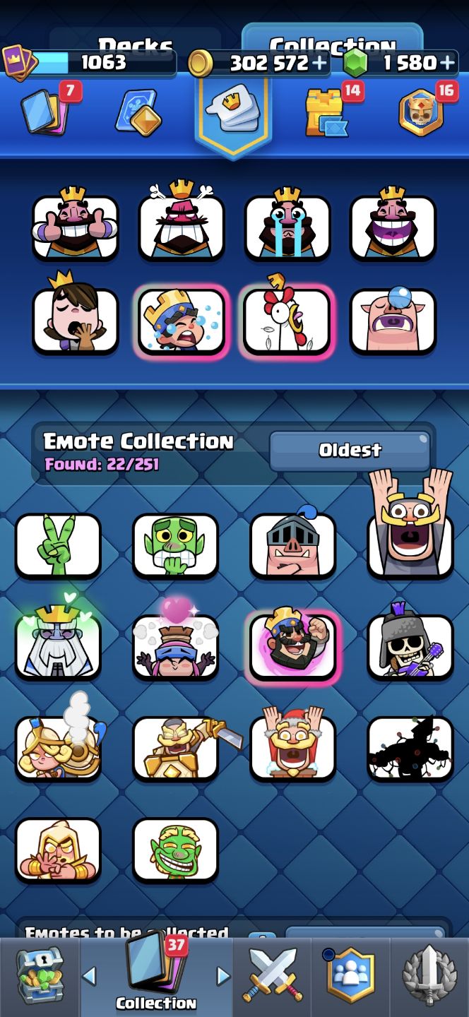 Conta de CLASH ROYALE | 10000 TROFEUS - 1 PASSE