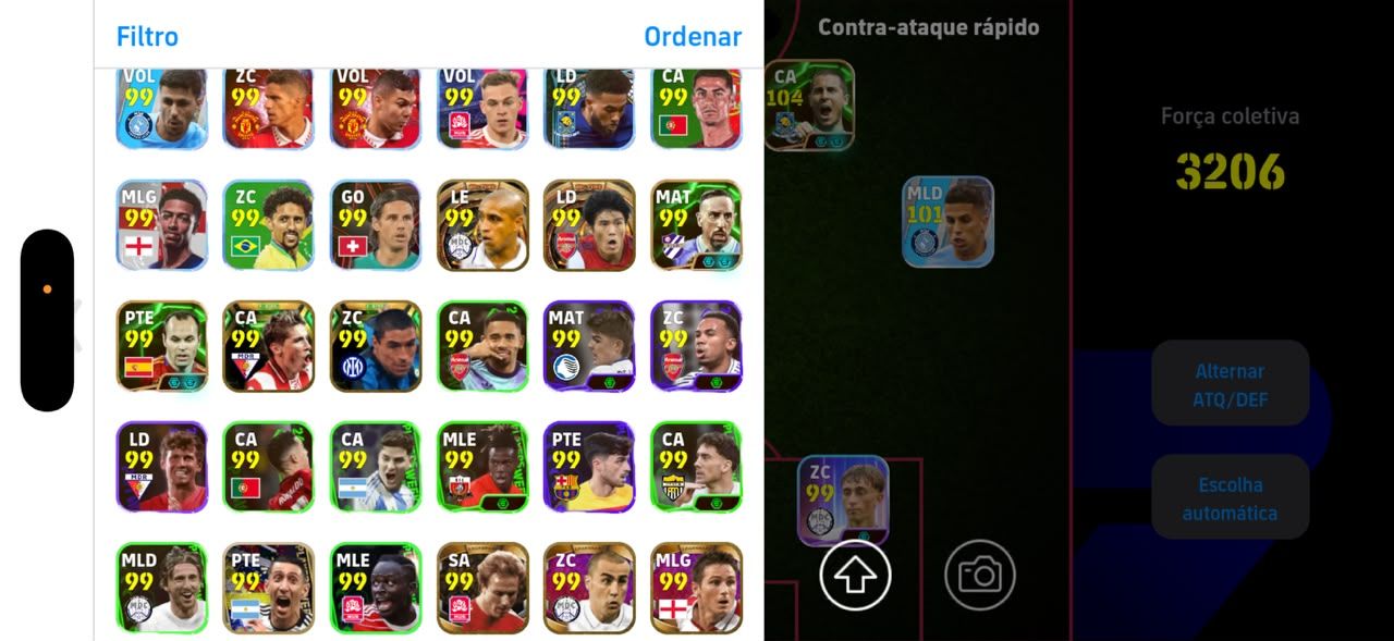 Conta antiga com vários jogadores roubados