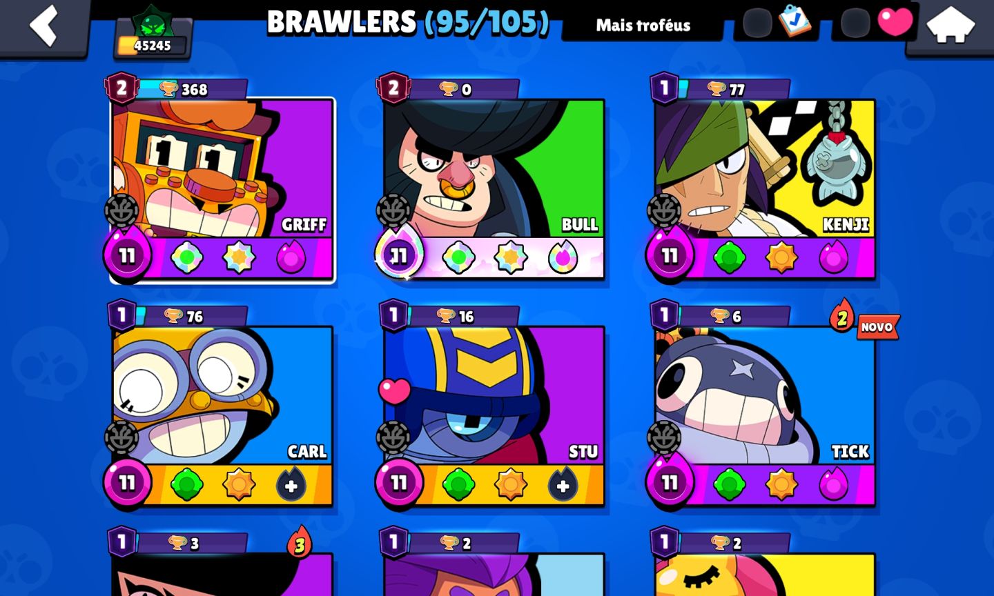 CONTA BRAWL STARS 45K+ | SKINS EXCLUSIVAS | ENTREGA IMEDIATA