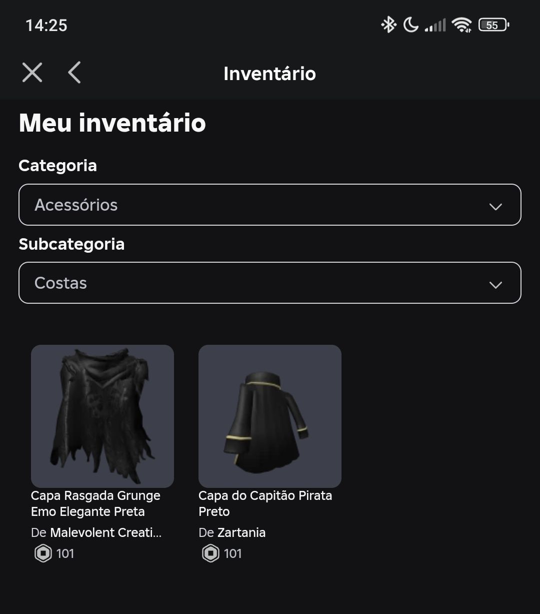 CONTA ROBLOX DARK/EMO/GÓTICA | ACESSÓRIOS, CABELOS, ROUPAS E EMOTES