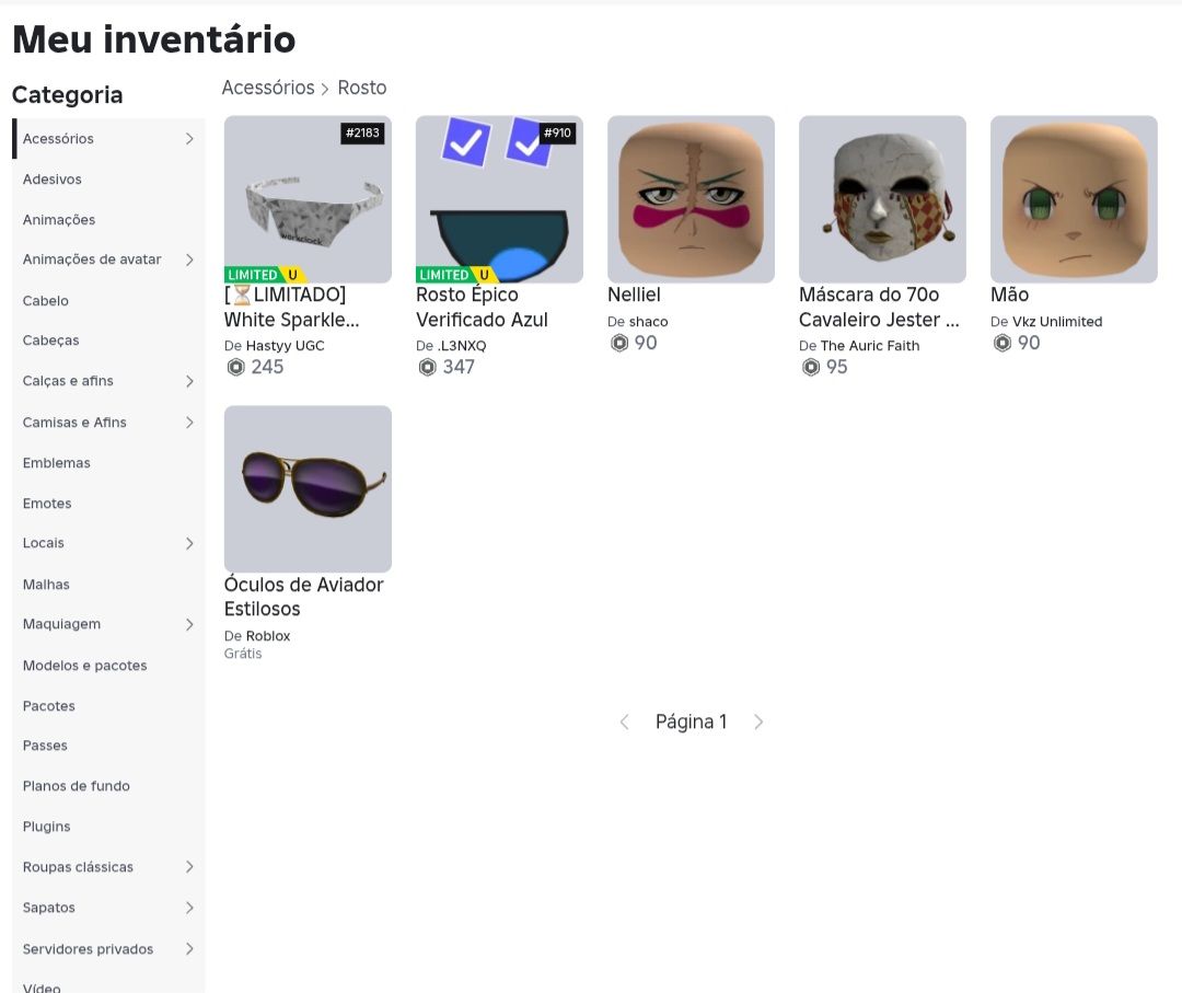 Conta de Roblox Upada e gemada com Inv avaliado acima de 10k(promoção)!!