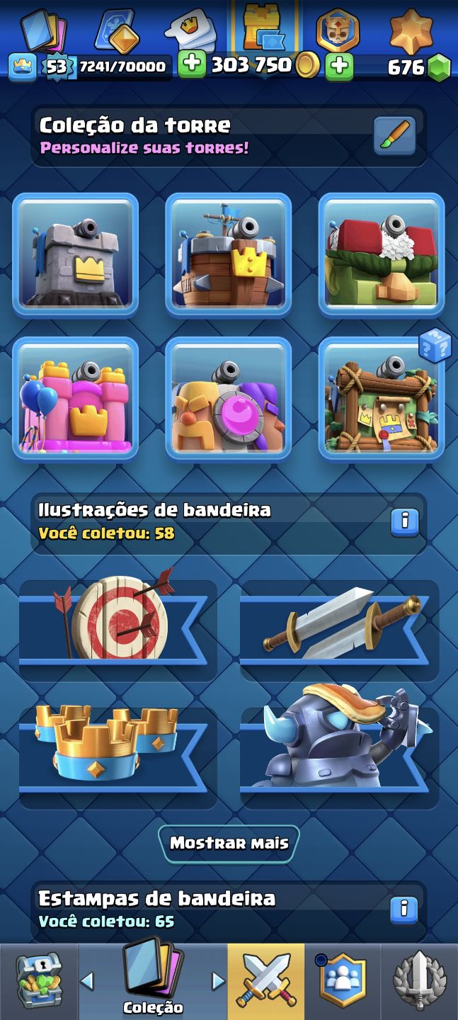 CONTA CLASH ROYALE FULL TROFÉUS (10.000) + BRAWL STARS E MAIS!