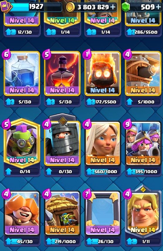 CONTA DE CLASH ROYALE | 13K TROFEUS 17 EVOLUÇÃO E 3 HEROI COM MAIOR CAMPEÃO |