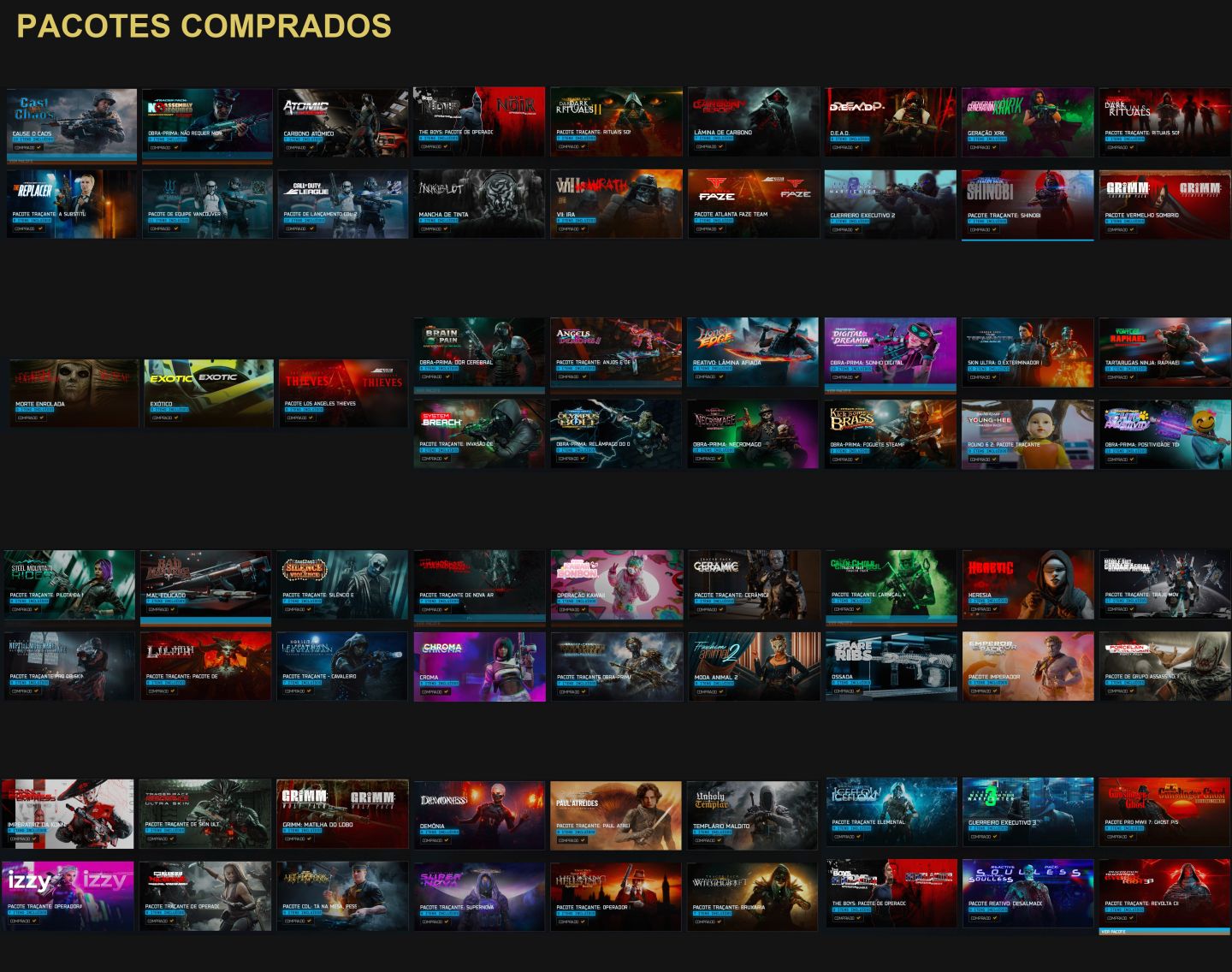 CONTA WARZONE | T-800, Paul Atreides, Alucard | Interestelar, Borel, Orion, ETC!