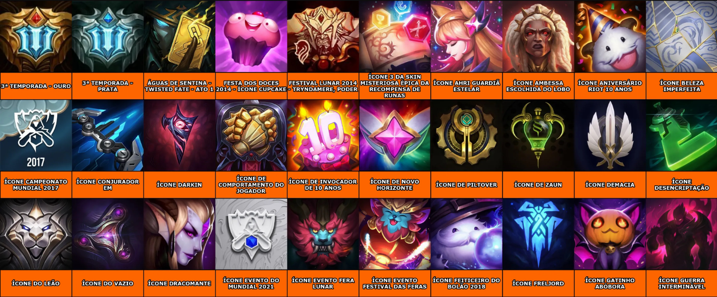 CONTA FULL ACESSO LEAGUE OF LEGENDS PAX SIVIR + RYZE TRIUNFANTE + ICONE TORMENTO