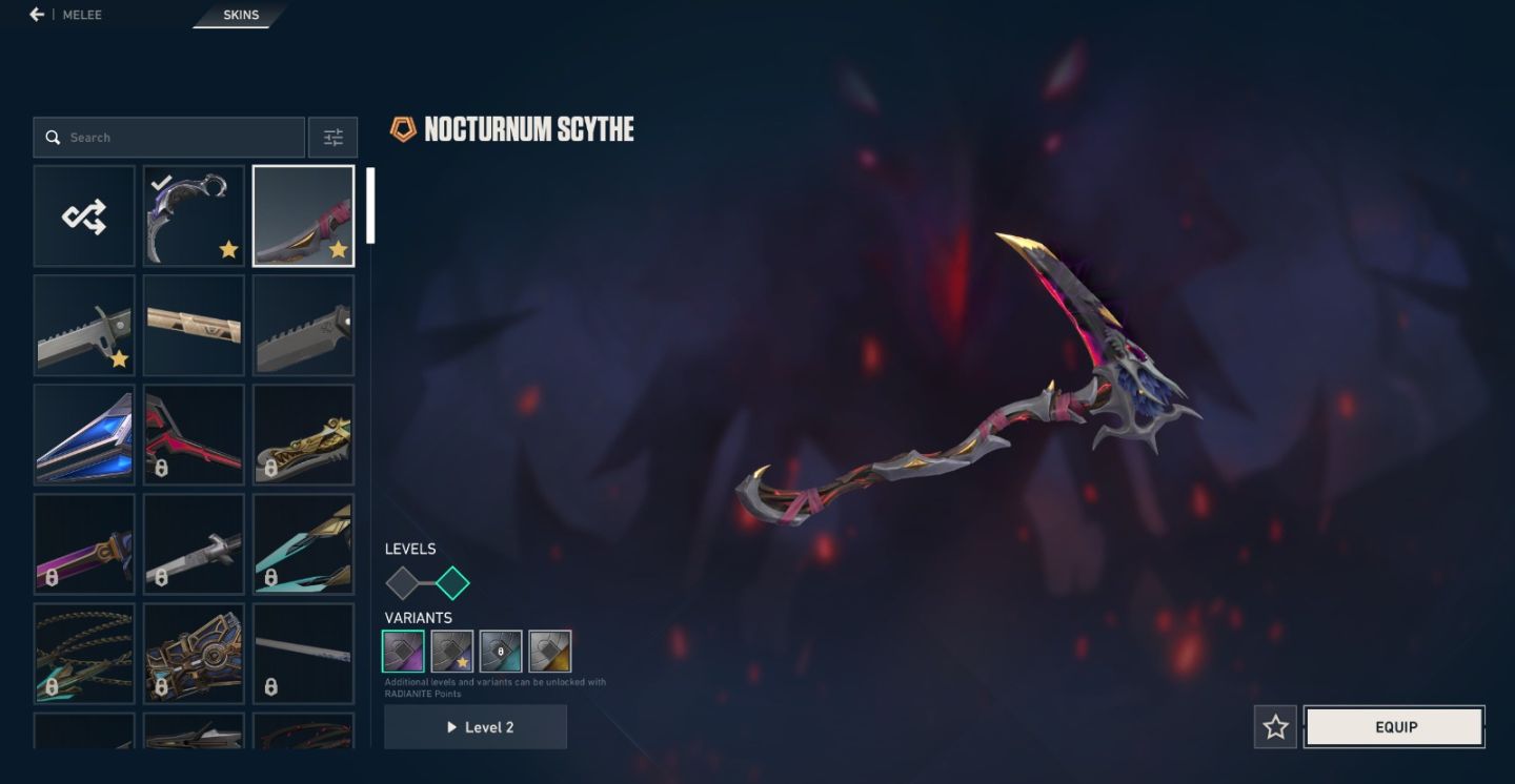 Conta de Valorant com muita skin boa