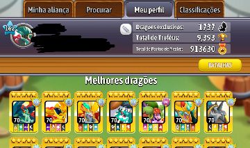 Dragon city com farm de 4 milhoes comida por coleta