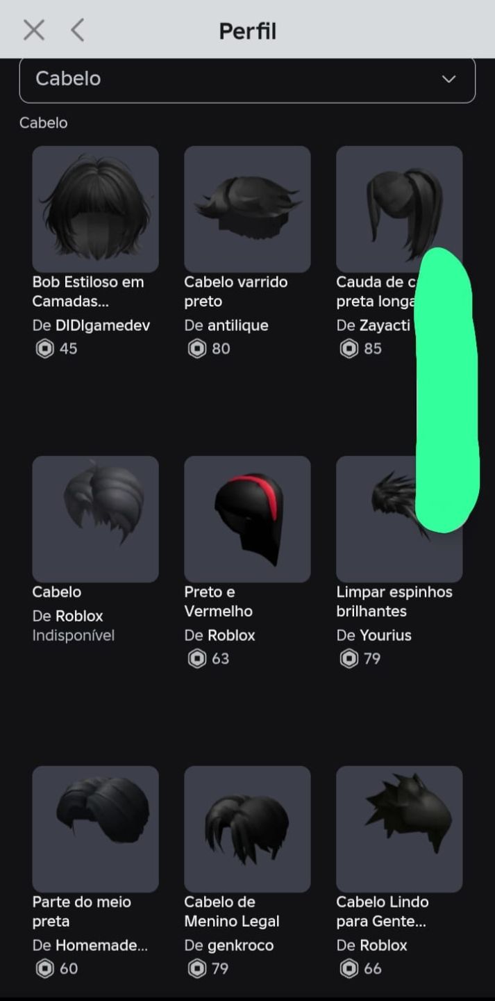 Conta de roblox para (mais de 5k de robux gastos)