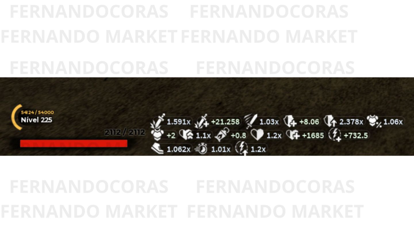 [Slayers 2, Project Slayer 2] Conta Level Max com Clã Supremo Soyama+ Nightfall